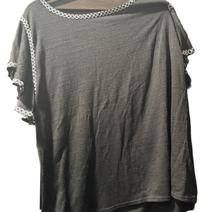 Elegant Black Linen Women's Top